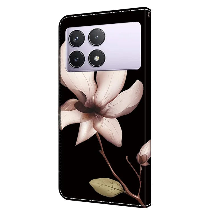 For Xiaomi Redmi K70E 5G / Poco X6 Pro 5G Case Wallet 3D Pattern PU Leather Phone Cover