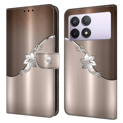 For Xiaomi Redmi K70E 5G / Poco X6 Pro 5G Case Wallet 3D Pattern PU Leather Phone Cover