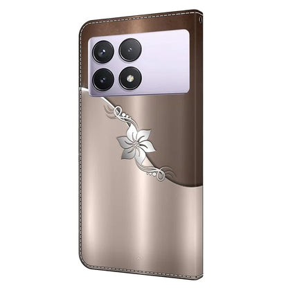 For Xiaomi Redmi K70E 5G / Poco X6 Pro 5G Case Wallet 3D Pattern PU Leather Phone Cover