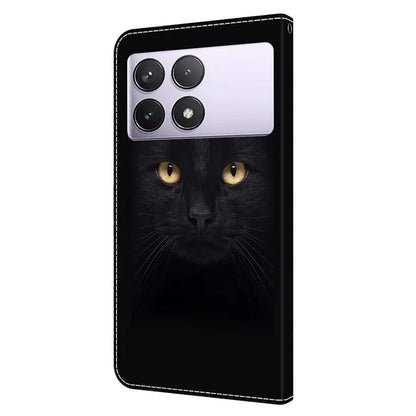 For Xiaomi Redmi K70E 5G / Poco X6 Pro 5G Case Wallet 3D Pattern PU Leather Phone Cover