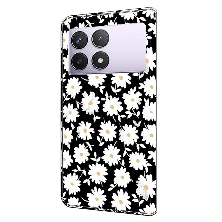 For Xiaomi Redmi K70E 5G / Poco X6 Pro 5G Case Wallet 3D Pattern PU Leather Phone Cover