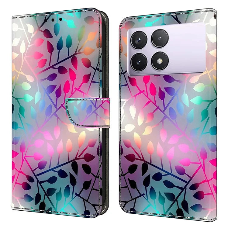 For Xiaomi Redmi K70E 5G / Poco X6 Pro 5G Case Wallet 3D Pattern PU Leather Phone Cover