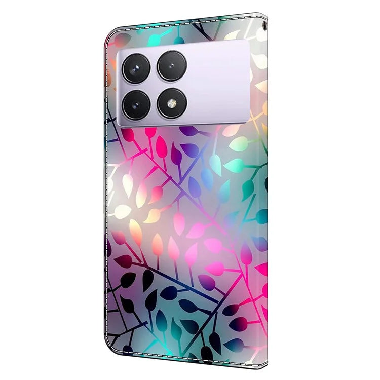 For Xiaomi Redmi K70E 5G / Poco X6 Pro 5G Case Wallet 3D Pattern PU Leather Phone Cover
