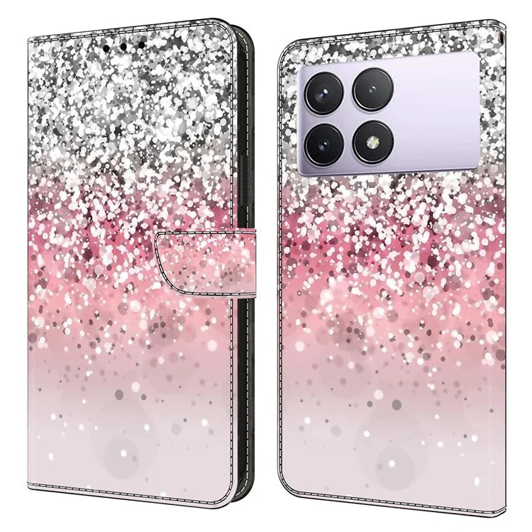 For Xiaomi Redmi K70E 5G / Poco X6 Pro 5G Case Wallet 3D Pattern PU Leather Phone Cover