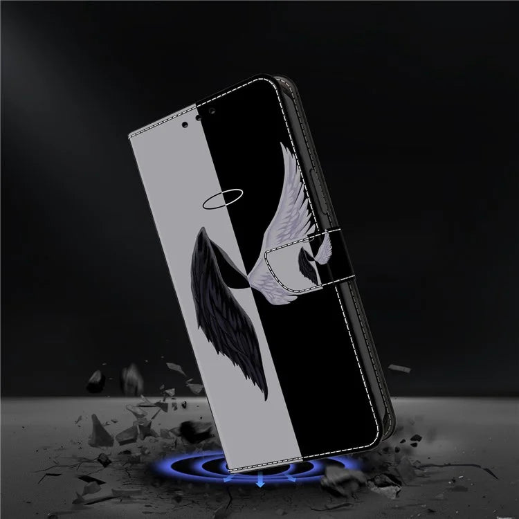 For Xiaomi Redmi Note 13 5G Wallet Case 3D Pattern PU Leather Folio Protective Cover