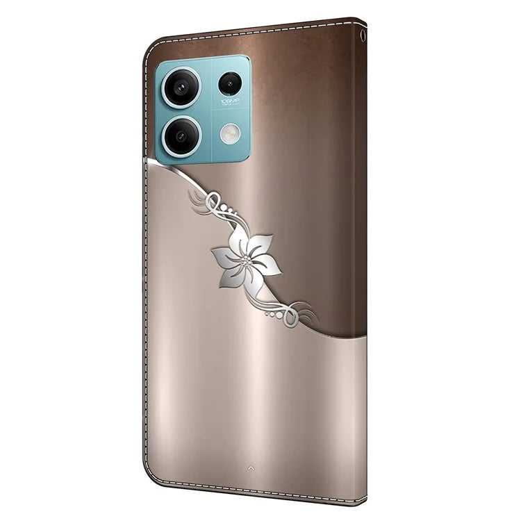 For Xiaomi Redmi Note 13 5G Wallet Case 3D Pattern PU Leather Folio Protective Cover