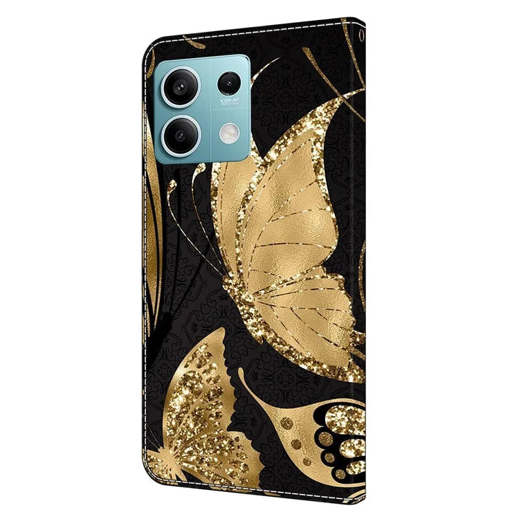 For Xiaomi Redmi Note 13 5G Wallet Case 3D Pattern PU Leather Folio Protective Cover