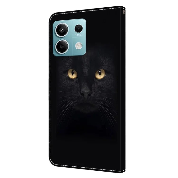 For Xiaomi Redmi Note 13 5G Wallet Case 3D Pattern PU Leather Folio Protective Cover