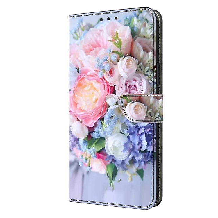 For Xiaomi Redmi Note 13 5G Wallet Case 3D Pattern PU Leather Folio Protective Cover