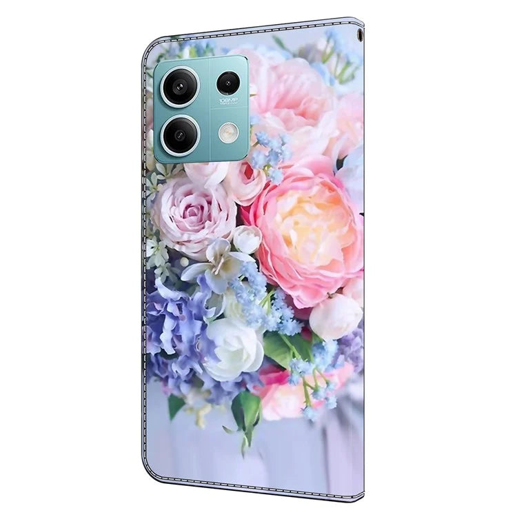 For Xiaomi Redmi Note 13 5G Wallet Case 3D Pattern PU Leather Folio Protective Cover