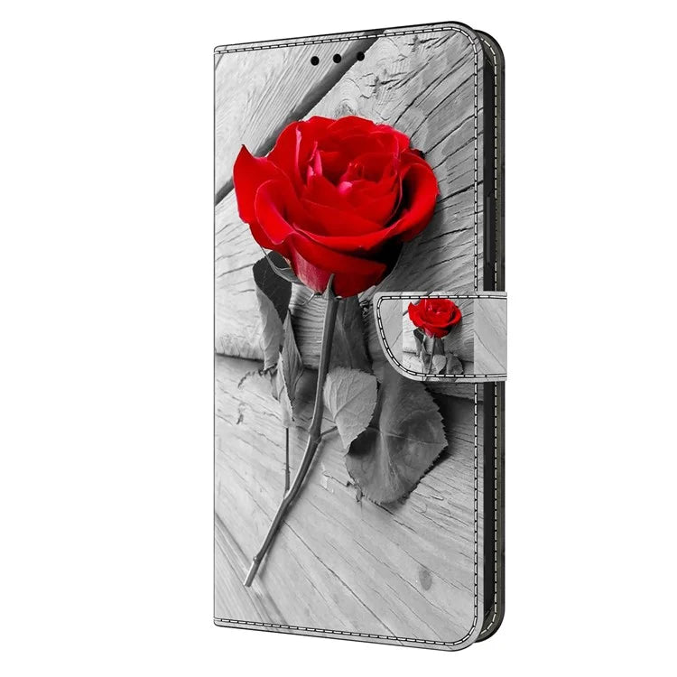 For Xiaomi Redmi Note 13 5G Wallet Case 3D Pattern PU Leather Folio Protective Cover