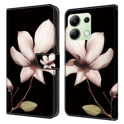 For Xiaomi Redmi Note 13 4G Leather Case 3D Pattern Printed Stand Wallet Phone Cover