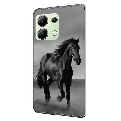 For Xiaomi Redmi Note 13 4G Leather Case 3D Pattern Printed Stand Wallet Phone Cover