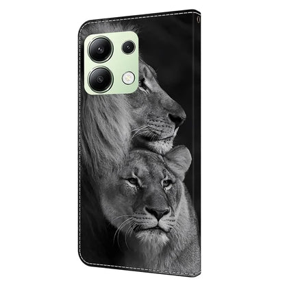 For Xiaomi Redmi Note 13 4G Leather Case 3D Pattern Printed Stand Wallet Phone Cover