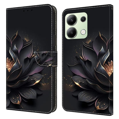 For Xiaomi Redmi Note 13 4G Leather Case 3D Pattern Printed Stand Wallet Phone Cover
