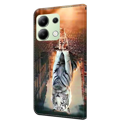 For Xiaomi Redmi Note 13 4G Leather Case 3D Pattern Printed Stand Wallet Phone Cover