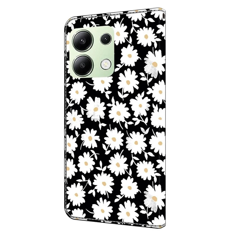 For Xiaomi Redmi Note 13 4G Leather Case 3D Pattern Printed Stand Wallet Phone Cover