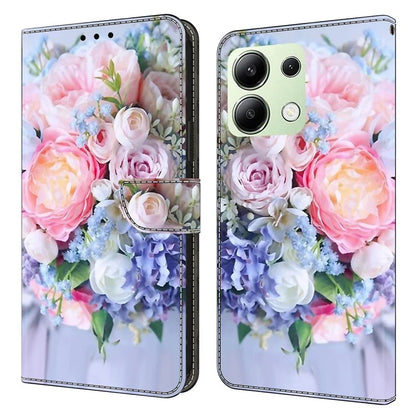 For Xiaomi Redmi Note 13 4G Leather Case 3D Pattern Printed Stand Wallet Phone Cover