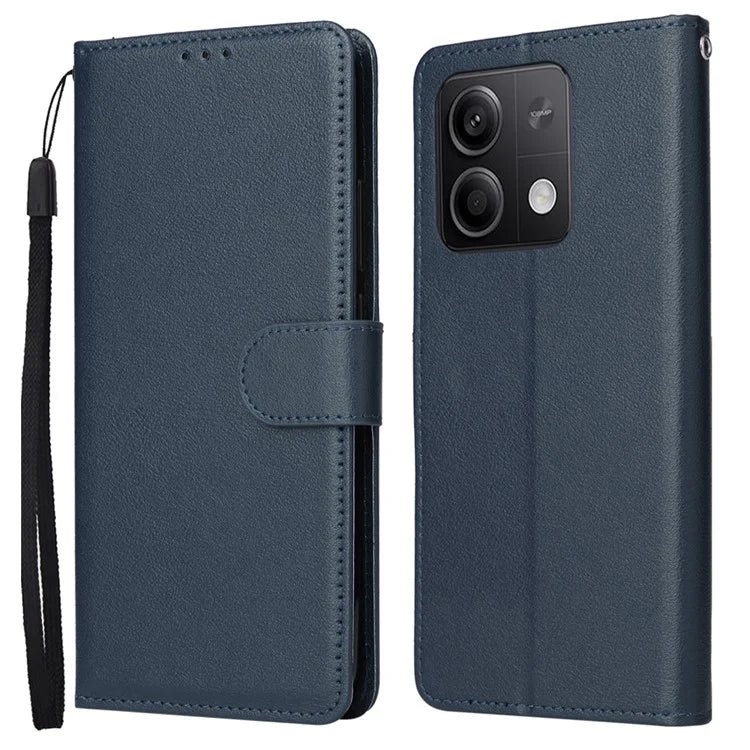 For Xiaomi Redmi Note 13 5G PU Leather Phone Case Card Slots Magnetic Closure Flip Cover