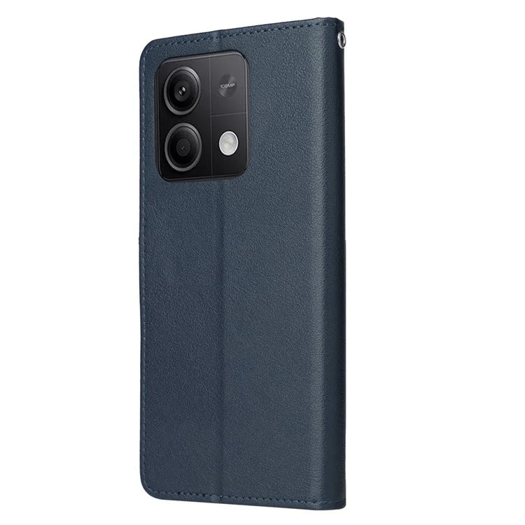 For Xiaomi Redmi Note 13 5G PU Leather Phone Case Card Slots Magnetic Closure Flip Cover