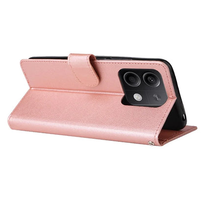For Xiaomi Redmi Note 13 5G PU Leather Phone Case Card Slots Magnetic Closure Flip Cover