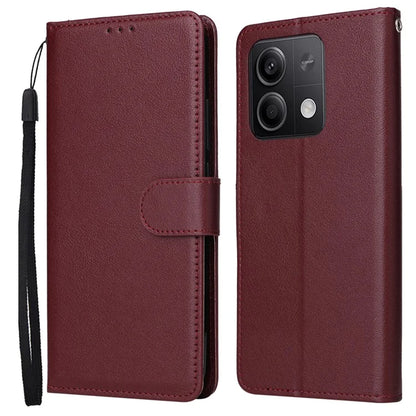 For Xiaomi Redmi Note 13 5G PU Leather Phone Case Card Slots Magnetic Closure Flip Cover