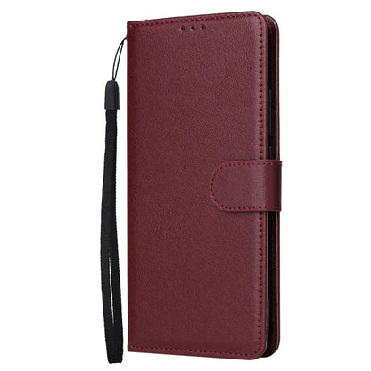 For Xiaomi Redmi Note 13 5G PU Leather Phone Case Card Slots Magnetic Closure Flip Cover