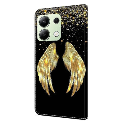 For Xiaomi Redmi Note 13 4G Wallet Phone Case Anti-Fall 3D Pattern Printing Leather Flip Cover