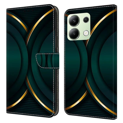For Xiaomi Redmi Note 13 4G Wallet Phone Case Anti-Fall 3D Pattern Printing Leather Flip Cover