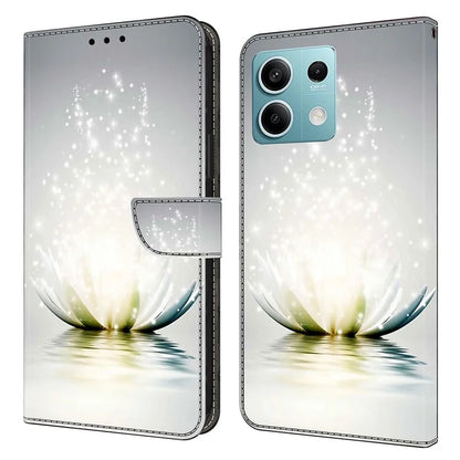 For Xiaomi Redmi Note 13 5G Anti-Drop Case 3D Pattern Printing Wallet Phone Cover