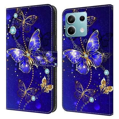 For Xiaomi Redmi Note 13 5G Anti-Drop Case 3D Pattern Printing Wallet Phone Cover