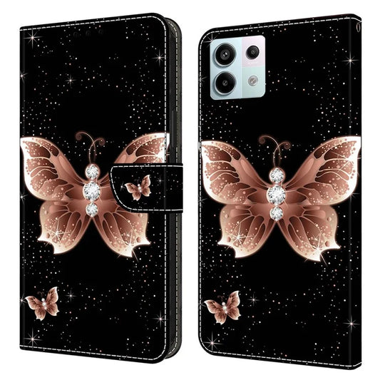 For Xiaomi Redmi Note 13 Pro 5G / Poco X6 5G Case 3D Pattern Printing Leather Wallet Phone Shell