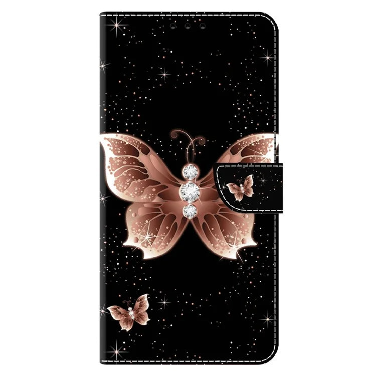 For Xiaomi Redmi Note 13 Pro 5G / Poco X6 5G Case 3D Pattern Printing Leather Wallet Phone Shell
