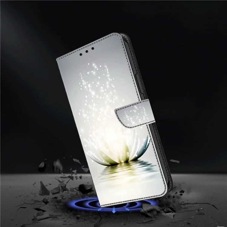 For Xiaomi Redmi Note 13 Pro 5G / Poco X6 5G Case 3D Pattern Printing Leather Wallet Phone Shell