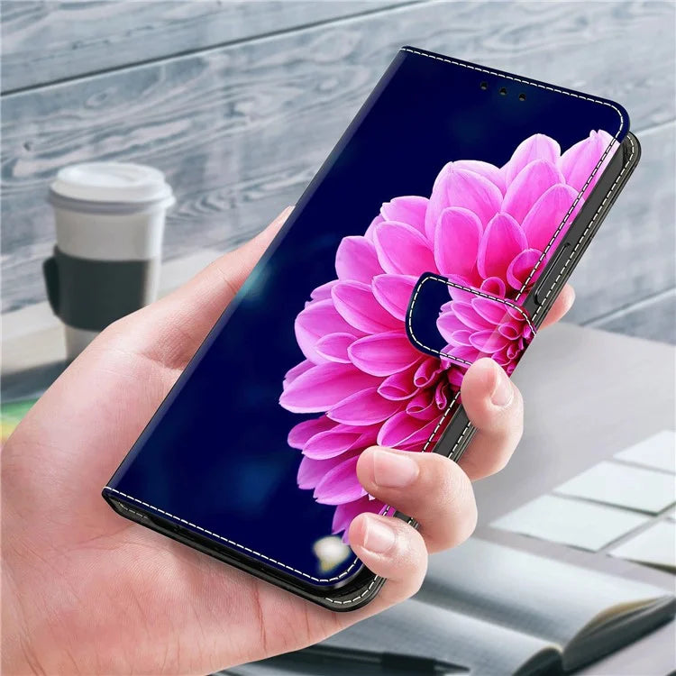 For Xiaomi Redmi Note 13 Pro 5G / Poco X6 5G Case 3D Pattern Printing Leather Wallet Phone Shell