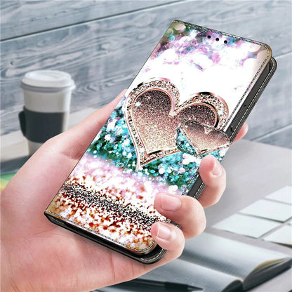 For Xiaomi Redmi Note 13 Pro 5G / Poco X6 5G Case 3D Pattern Printing Leather Wallet Phone Shell