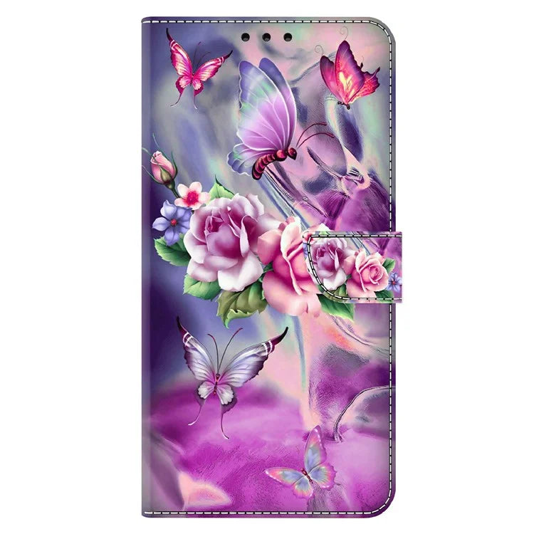 For Xiaomi Redmi Note 13 Pro 5G / Poco X6 5G Case 3D Pattern Printing Leather Wallet Phone Shell