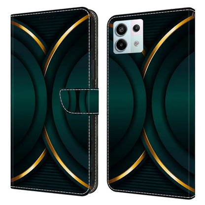 For Xiaomi Redmi Note 13 Pro 5G / Poco X6 5G Case 3D Pattern Printing Leather Wallet Phone Shell