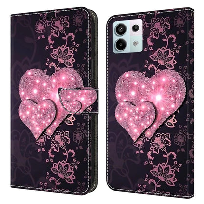 For Xiaomi Redmi Note 13 Pro 5G / Poco X6 5G Case 3D Pattern Printing Leather Wallet Phone Shell
