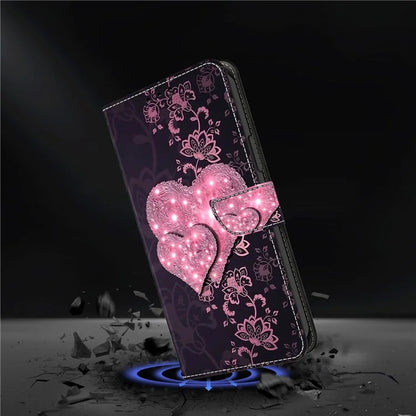 For Xiaomi Redmi Note 13 Pro 5G / Poco X6 5G Case 3D Pattern Printing Leather Wallet Phone Shell