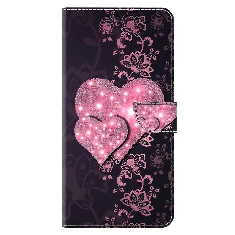 For Xiaomi Redmi Note 13 Pro 5G / Poco X6 5G Case 3D Pattern Printing Leather Wallet Phone Shell