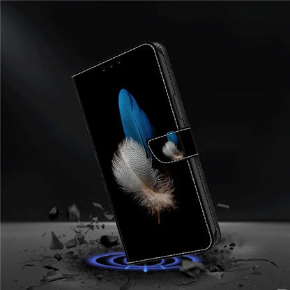For Xiaomi Redmi Note 13 Pro 5G / Poco X6 5G Case 3D Pattern Printing Leather Wallet Phone Shell
