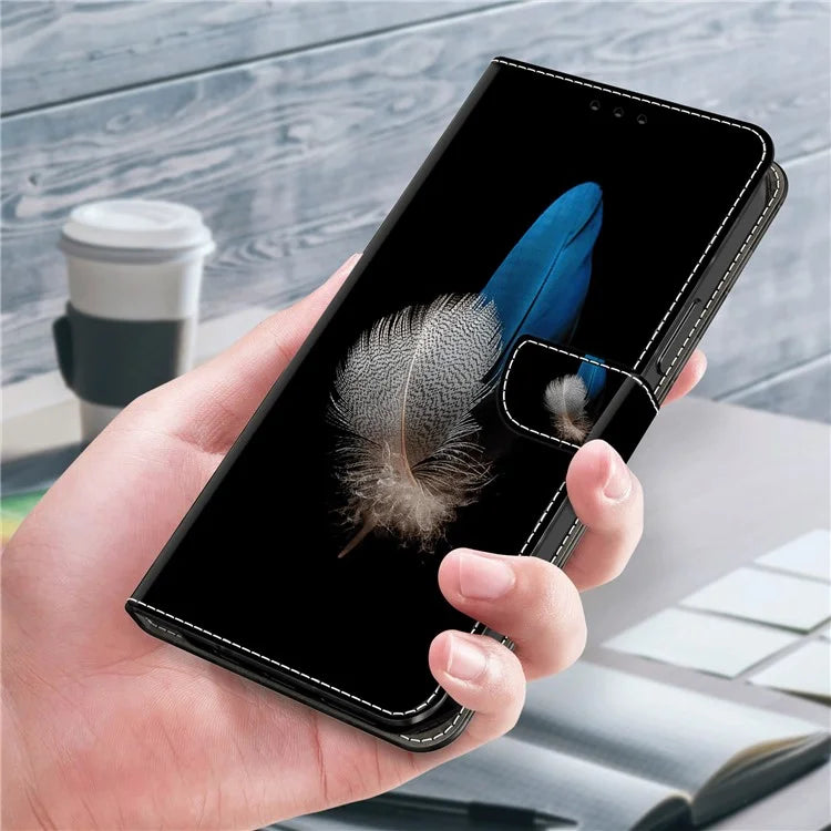 For Xiaomi Redmi Note 13 Pro 5G / Poco X6 5G Case 3D Pattern Printing Leather Wallet Phone Shell