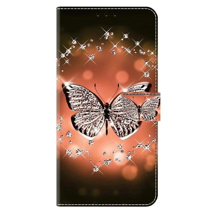 For Xiaomi Redmi Note 13 Pro 5G / Poco X6 5G Case 3D Pattern Printing Leather Wallet Phone Shell