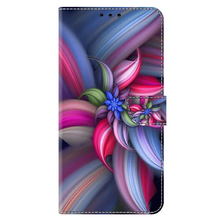 For Xiaomi Redmi Note 13 Pro 5G / Poco X6 5G Case 3D Pattern Printing Leather Wallet Phone Shell