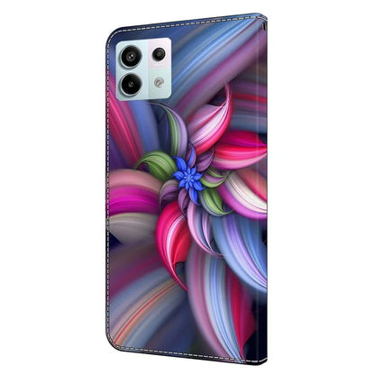 For Xiaomi Redmi Note 13 Pro 5G / Poco X6 5G Case 3D Pattern Printing Leather Wallet Phone Shell