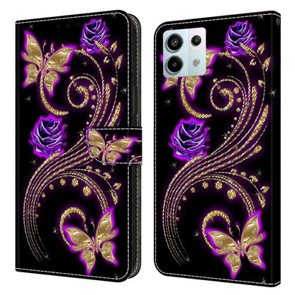 For Xiaomi Redmi Note 13 Pro 5G / Poco X6 5G Case 3D Pattern Printing Leather Wallet Phone Shell