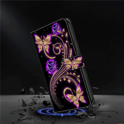 For Xiaomi Redmi Note 13 Pro 5G / Poco X6 5G Case 3D Pattern Printing Leather Wallet Phone Shell