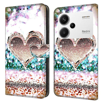 For Xiaomi Redmi Note 13 Pro+ 5G Shockproof Wallet Case 3D Pattern Printing Leather Phone Cover
