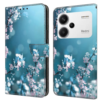 For Xiaomi Redmi Note 13 Pro+ 5G Shockproof Wallet Case 3D Pattern Printing Leather Phone Cover
